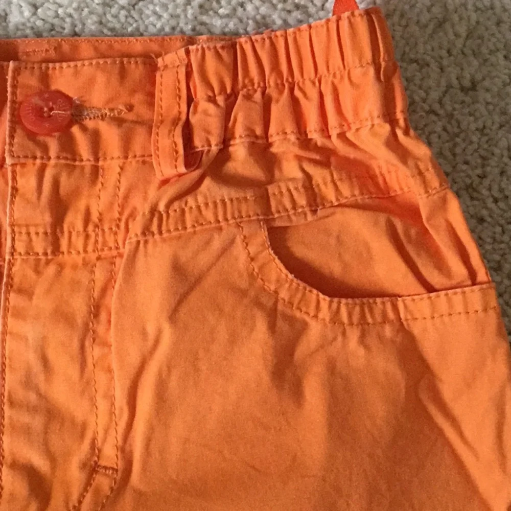 Oilily Tangerine Bright Orange Kids Top & Capri Pants Set Outfit